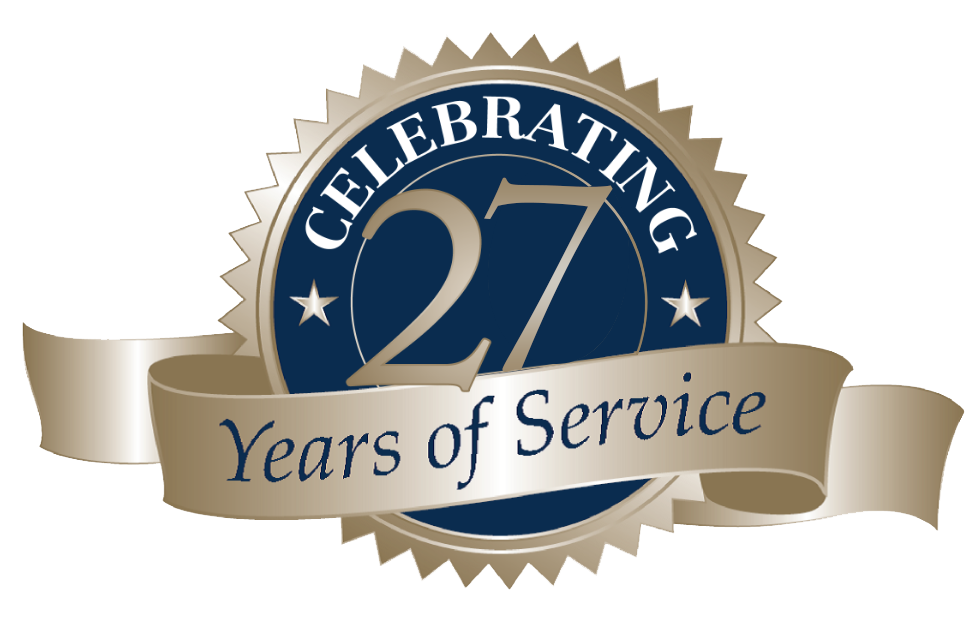 27 Years of Service